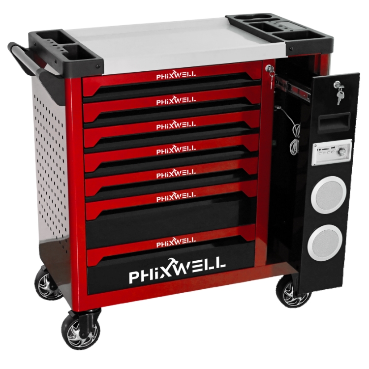 719512 PHIXWELL 新型ツールキャビネット スピーカー付
