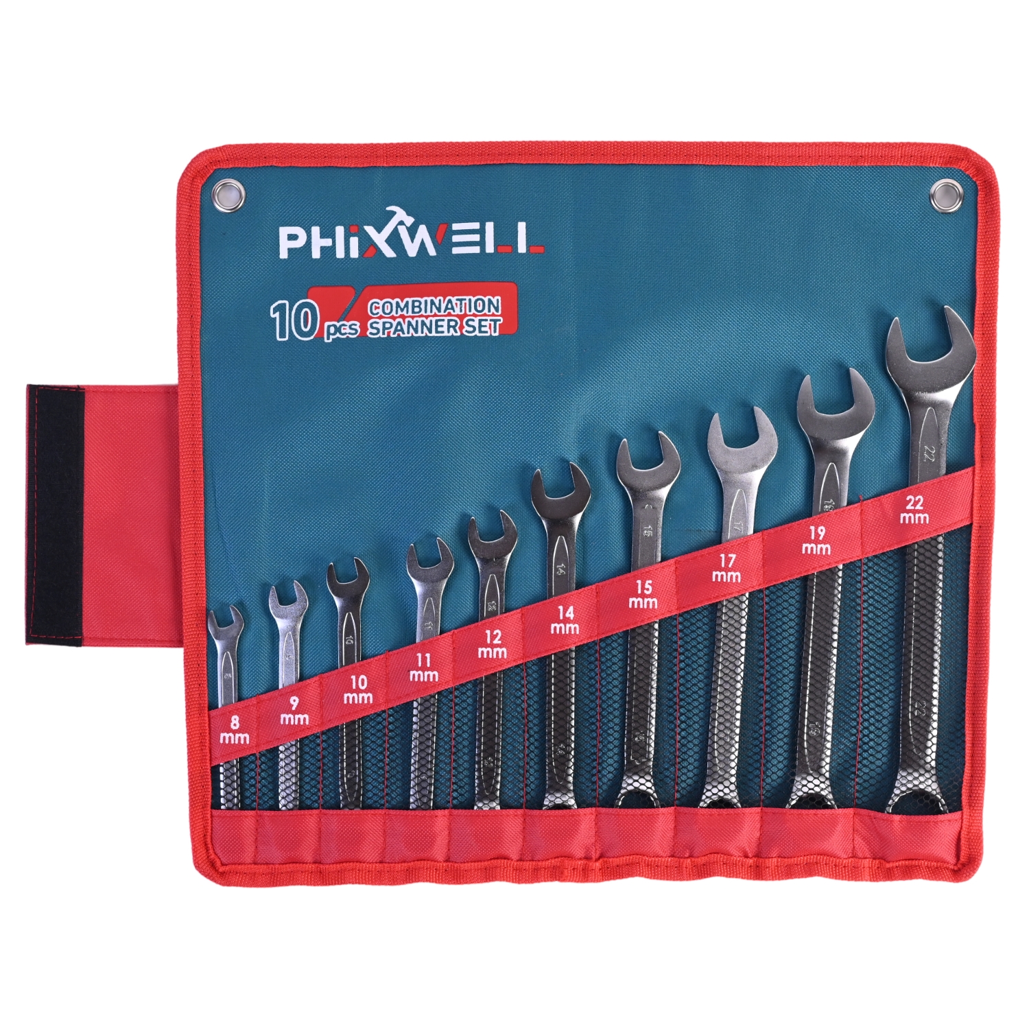 717532 PHIXWELL 10PCS コンビネーションレンチセット